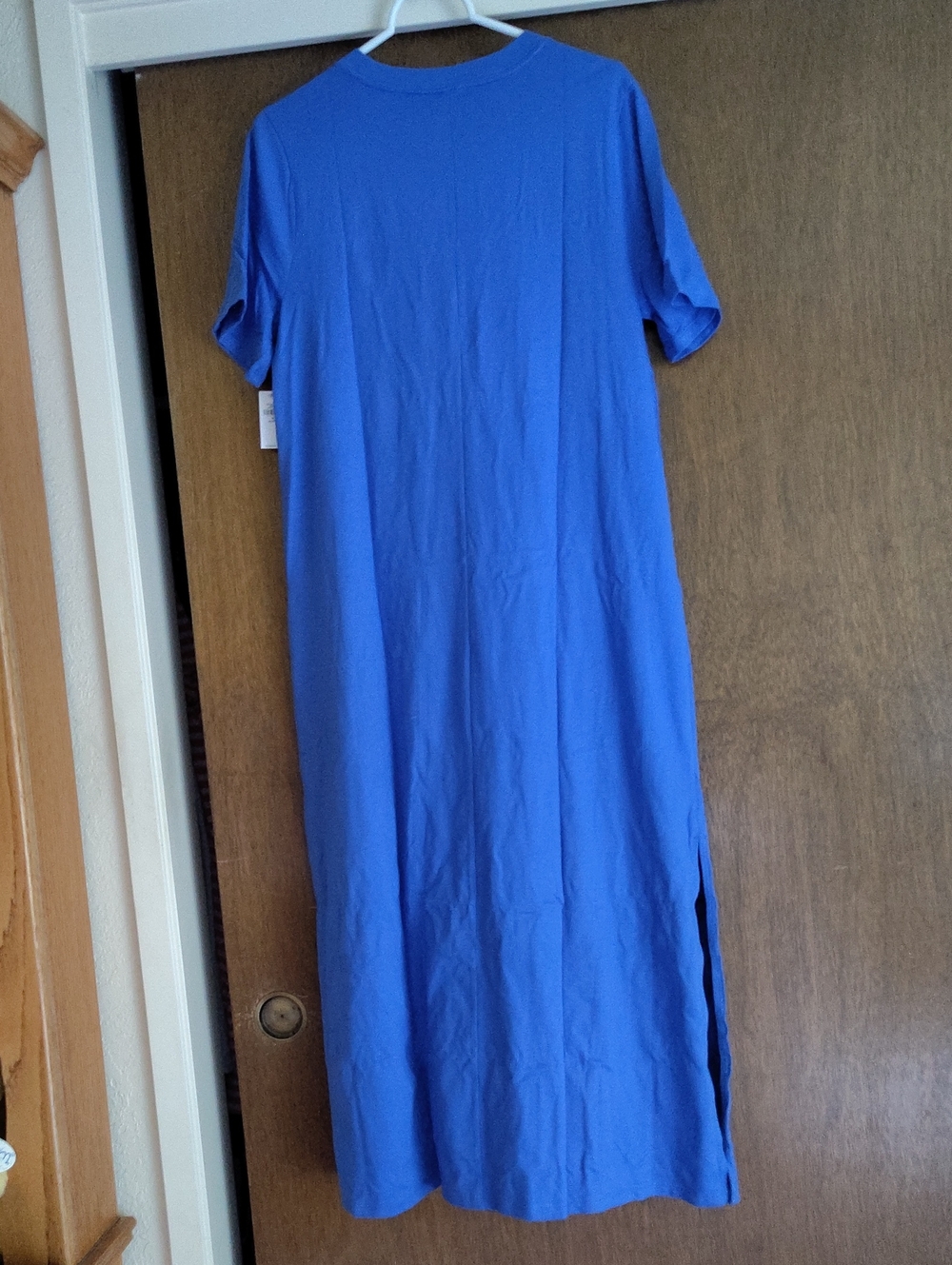 Old Navy Petite Crewneck T-Shirt dress in Periwinkle Blue - Picture 2 of 4